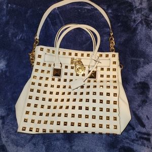 EUC* MICHAEL KORS HAMILTON TOTE SHOULDER BAG